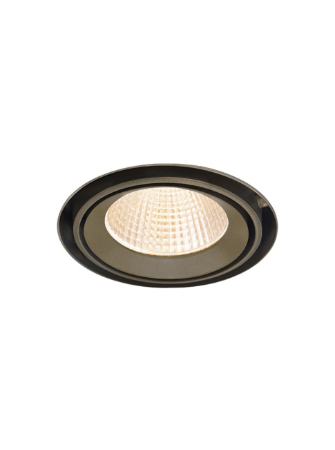 Palermo 70 XS built-in spotlight 1-l set 2700K bronze including kit, light source and driver