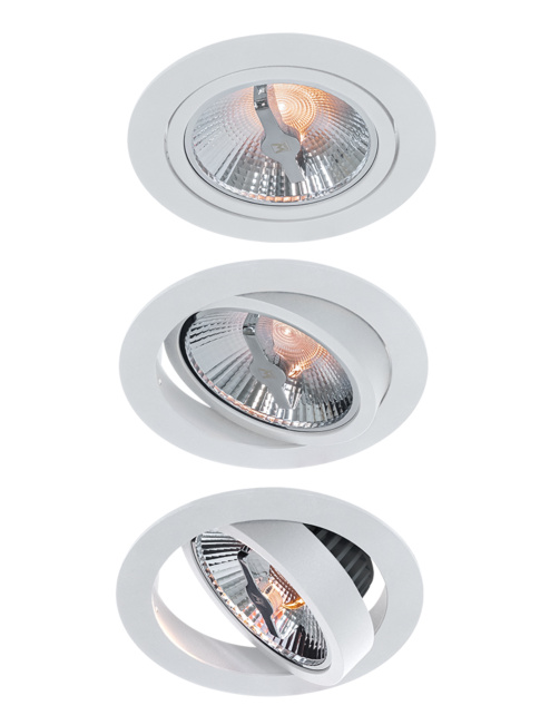Discus 111 inbouwspot set CTA wit incl. Paloma 111 lichtbron en driver