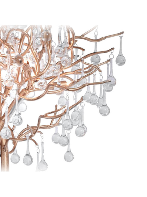 Ghiaccioli vloerlamp 5-lichts antiek messing