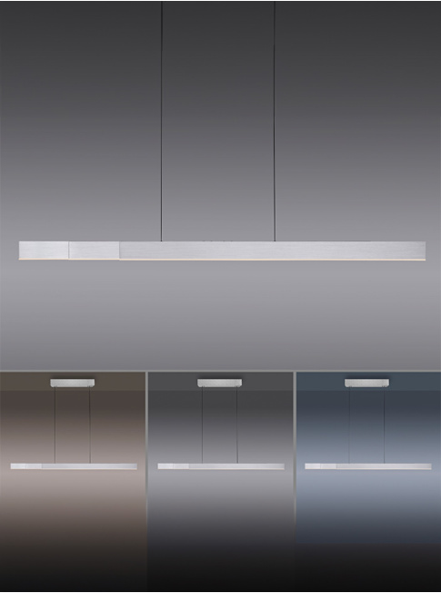 TRAVE hanglamp 45W 2700-5000K aluminium - Hanglampen