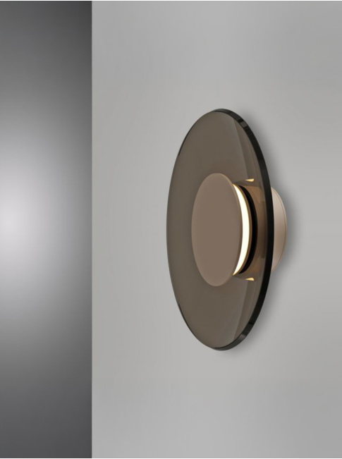 Isla wandlamp 17W brons/amber