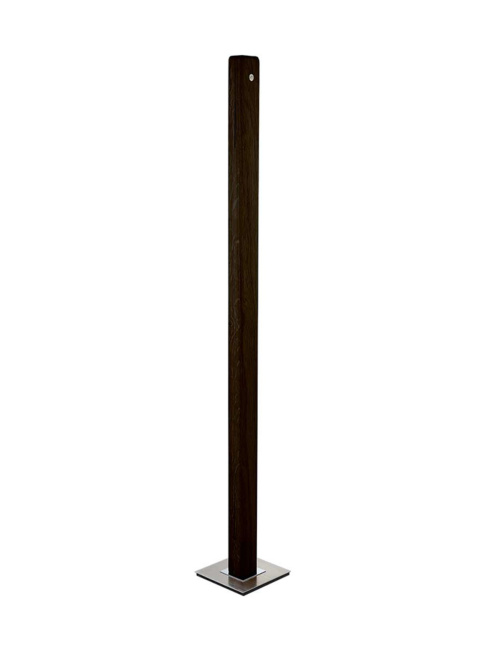 WOOD black floor lamp