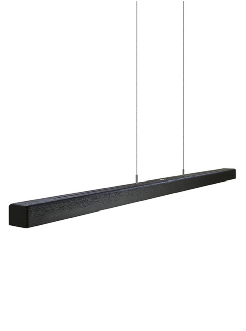 Wood hanging lamp l: 160 cm black