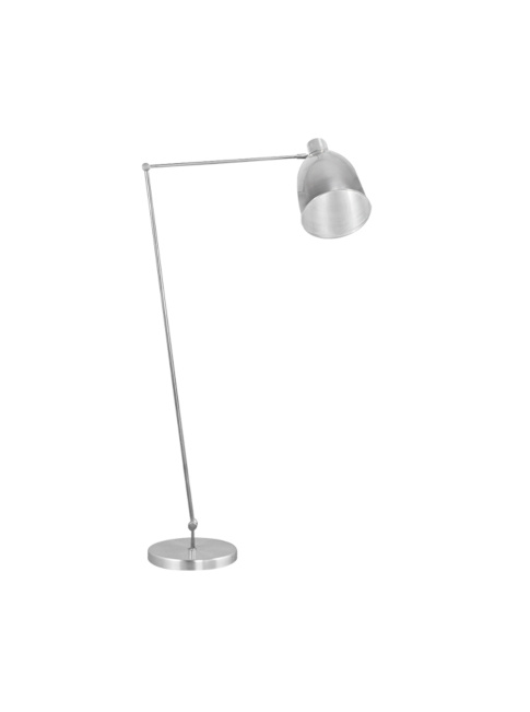 Comet aluminium floor lamp designed by Peter Kos