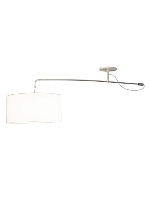 Balance white ceiling lamp designed by Peter Kos