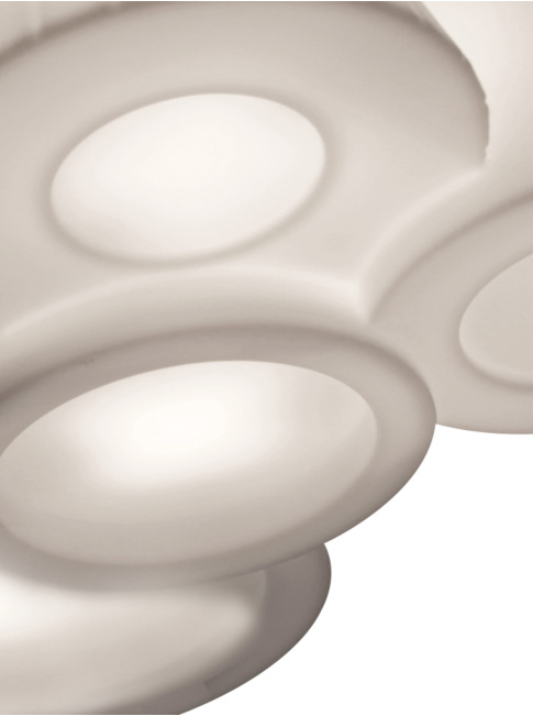 Hala monday hanglamp 5x E27  20W wit ontworpen door Peter Kos