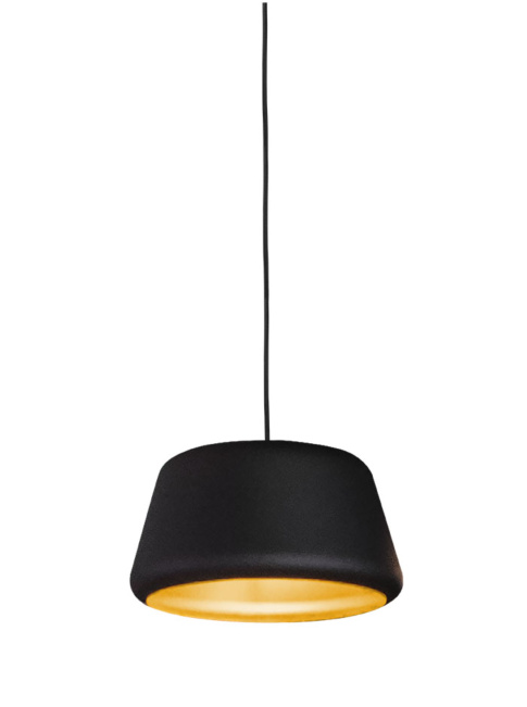 Tommy 32 black/gold hanging lamp designed by Peter Kos