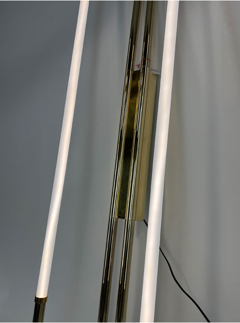 Hugo design gold wall/ceiling lamp