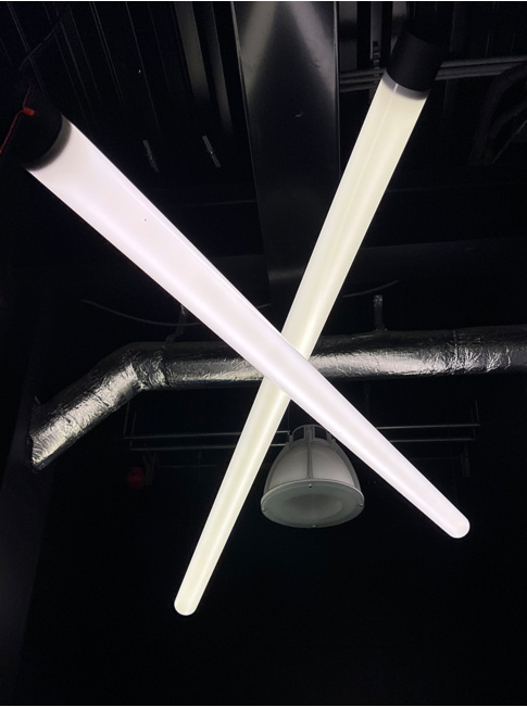 Tubes opaal 2m set 2 stuks
