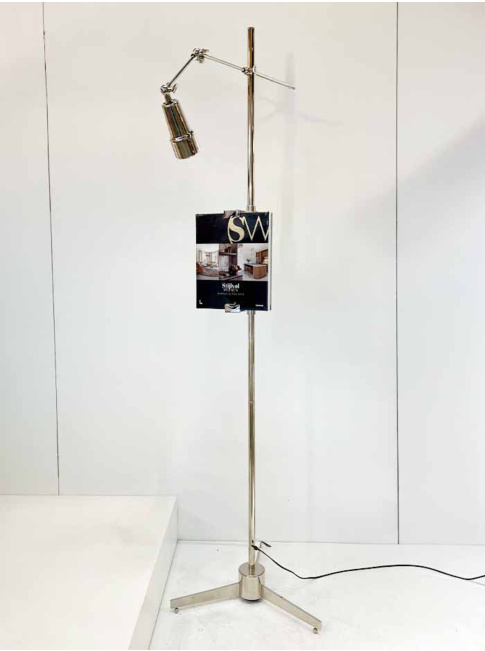 Lectern vloerlamp E27 chroom