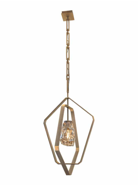 Mondrian hanglamp E27 brons ontworpen door Eric Kuster