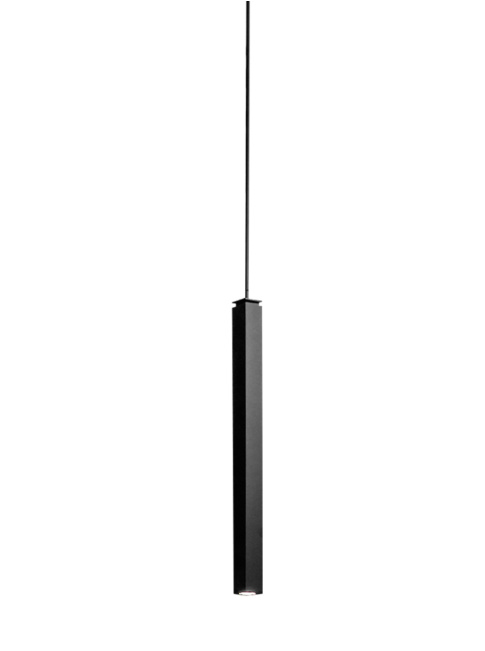 Fino vertical hanging lamp LED black