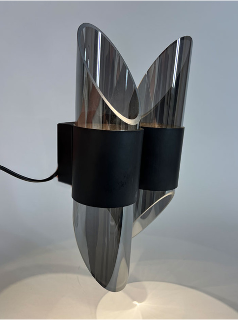 Infinity wandlamp 2-lichts 12W 1200lm grafiet ontworpen door Hans Kuijten