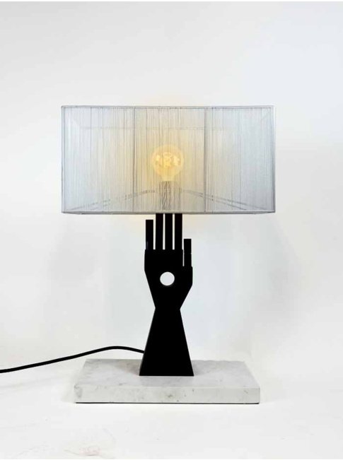Nocturnals hand tafellamp E27 wit ontworpen door Monique Des Bouvrie