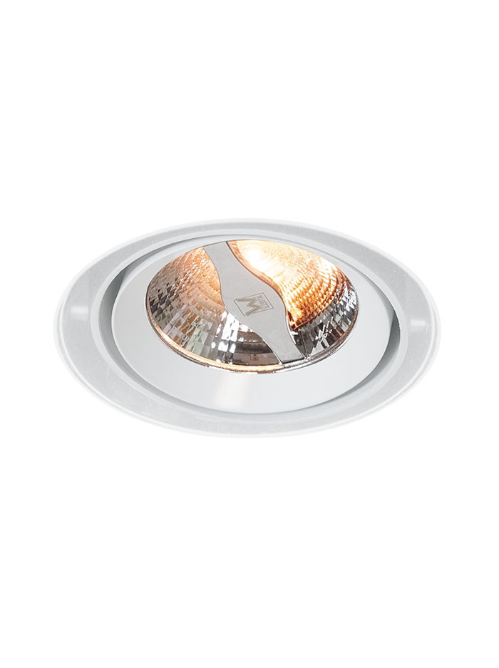 PALERMO 70 XS inbouwarmatuur wit - Inbouwspots
