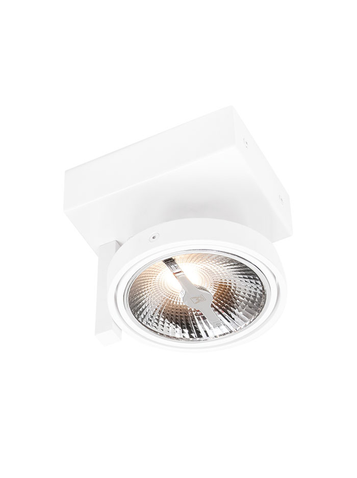 CHIQUE 111 surface mounted luminaire 1-L DALI dimmable white - Opbouwspots