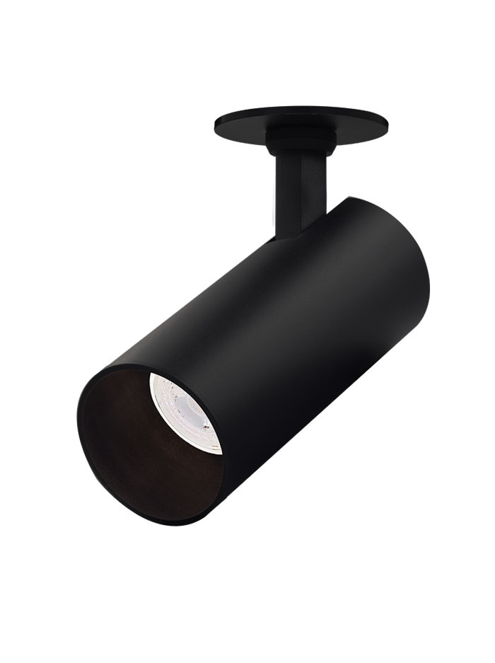 KODIAK 50 inbouwspot GU10 zwart - Inbouwspots