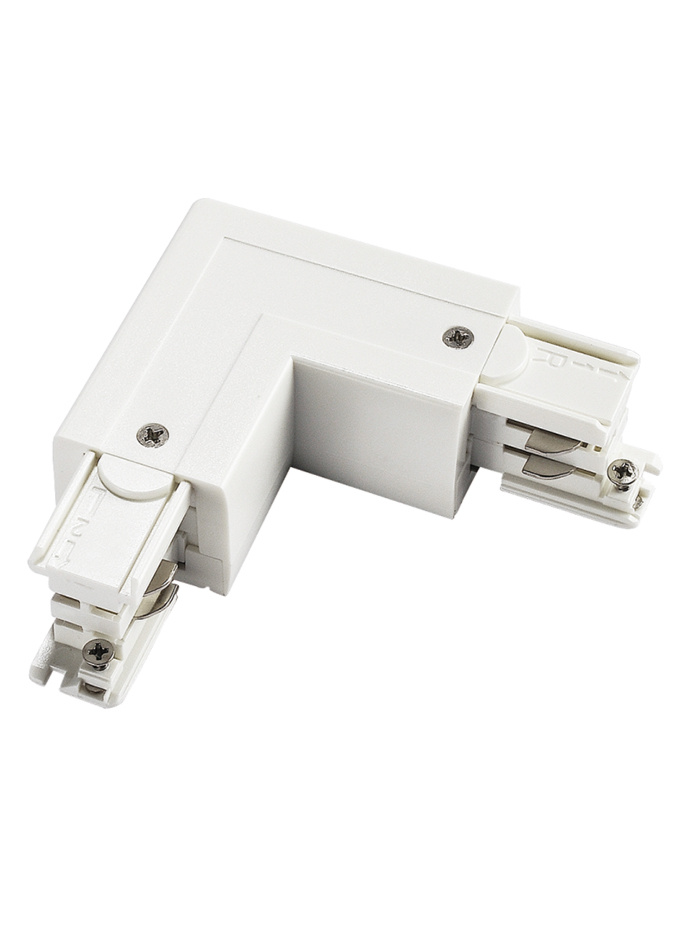 MAR-TRACK 3-phase turn 90ø right white - Railverlichting