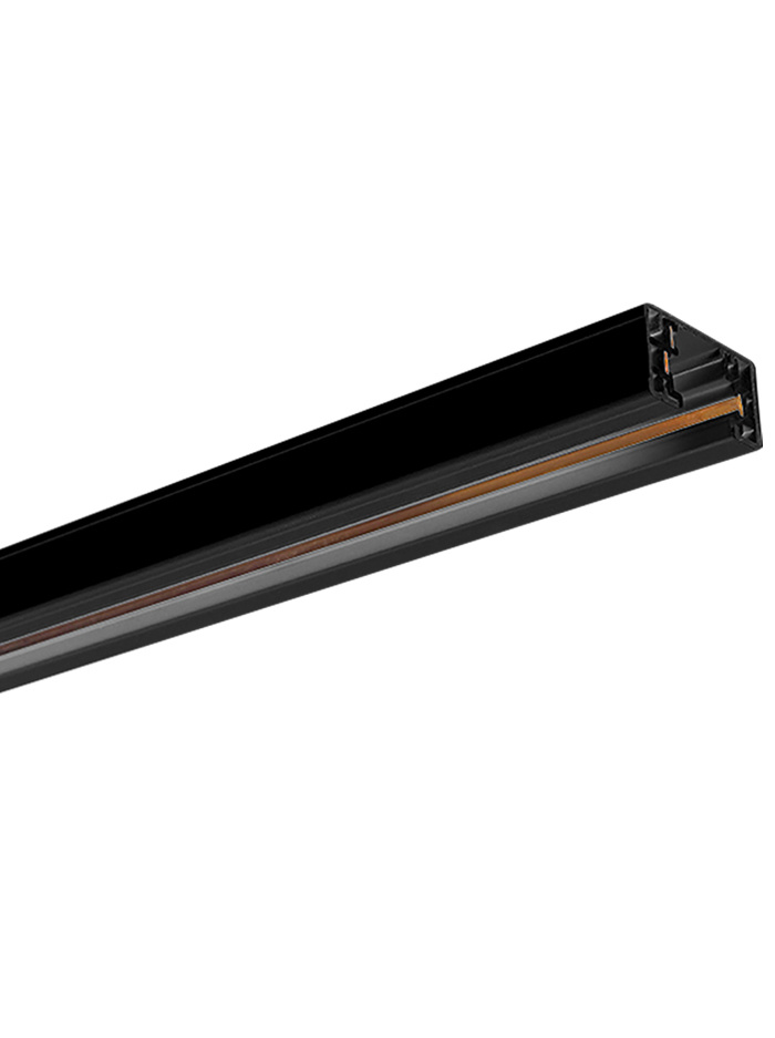 ONE-TRACK 1-phase rail 2m black - Railverlichting