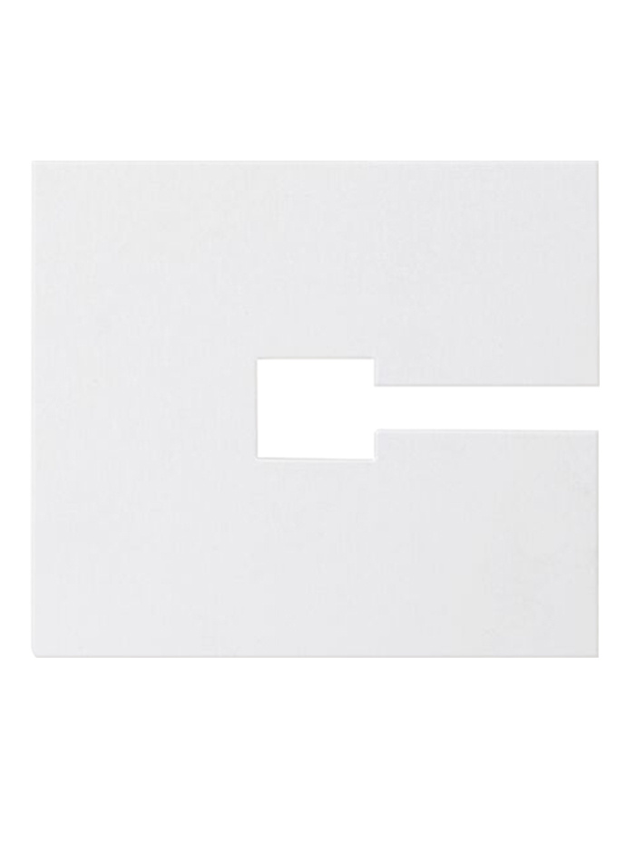 ONE-TRACK 1-fase plafond afdekplaat wit - Railverlichting