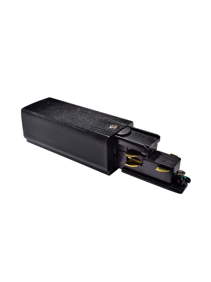 MAR-TRACK 3-phase DALI connector straight black - Railverlichting