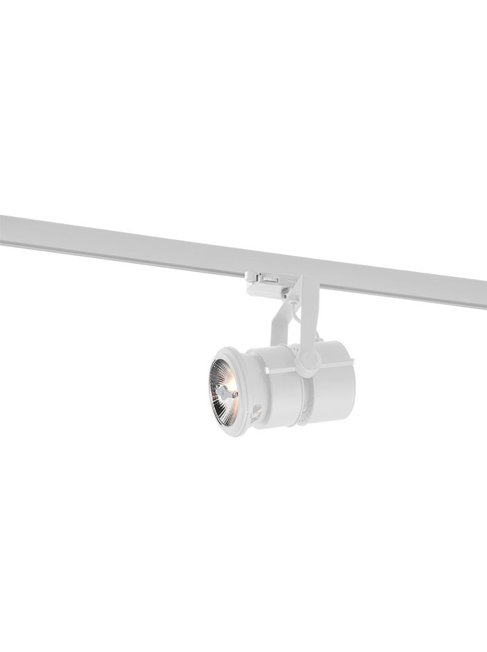 COMBAT 111 3-fase railspot wit - Railverlichting