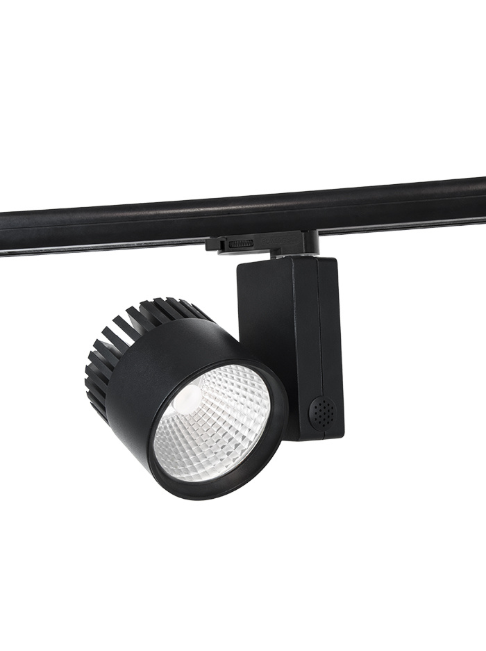PREDATOR 3-phase rail spotlight 60° black - Railverlichting