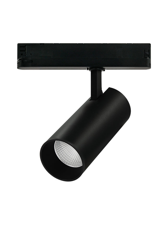 KODIAK 70 railspot 3-fase 20W 2700K 1400lm zwart DALI dimbaar - Railverlichting
