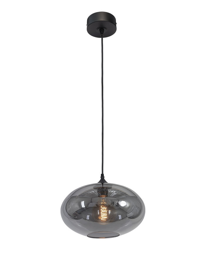 Moreno hanging lamp 1-light smoke d:320 h:190mm