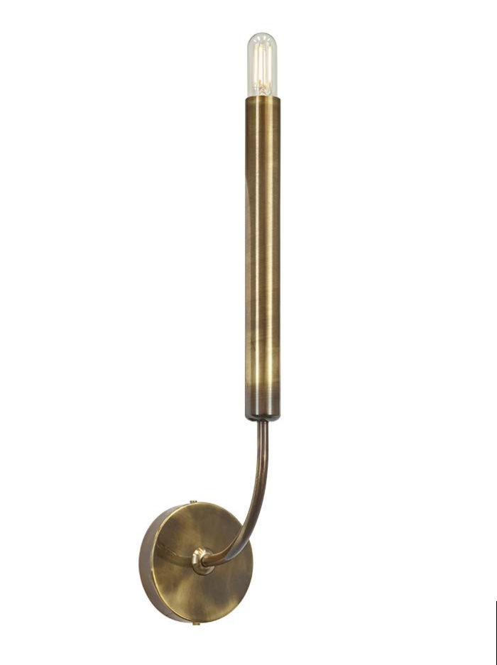 Candlelight wall lamp E14 bronze designed by RA studio