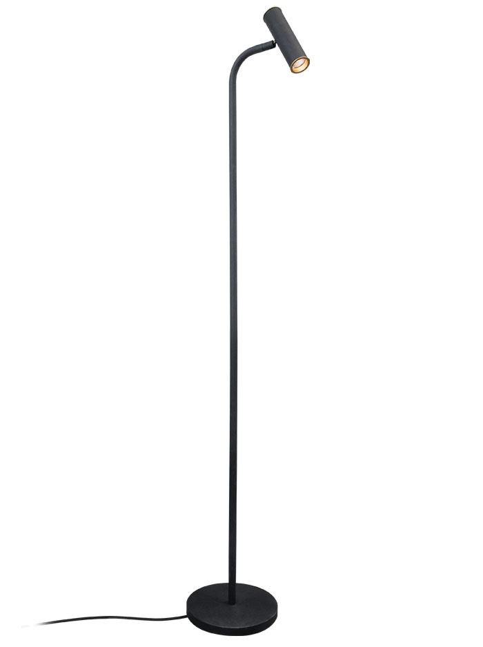 Hicks reading black floor lamp designed by Hip Studio