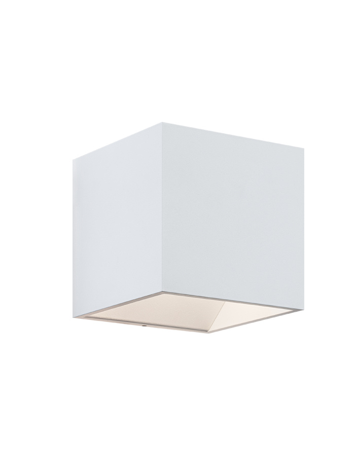 INLET wandlamp vierkant wit - Wandlampen