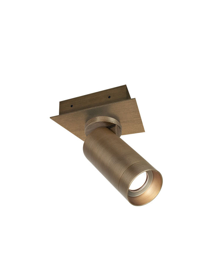 Modesto 1-light bronze Dali surface-mounted luminaire designed by Marcel Wolterinck