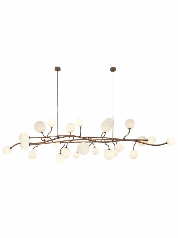 Vernazza chandelier G9 27-light