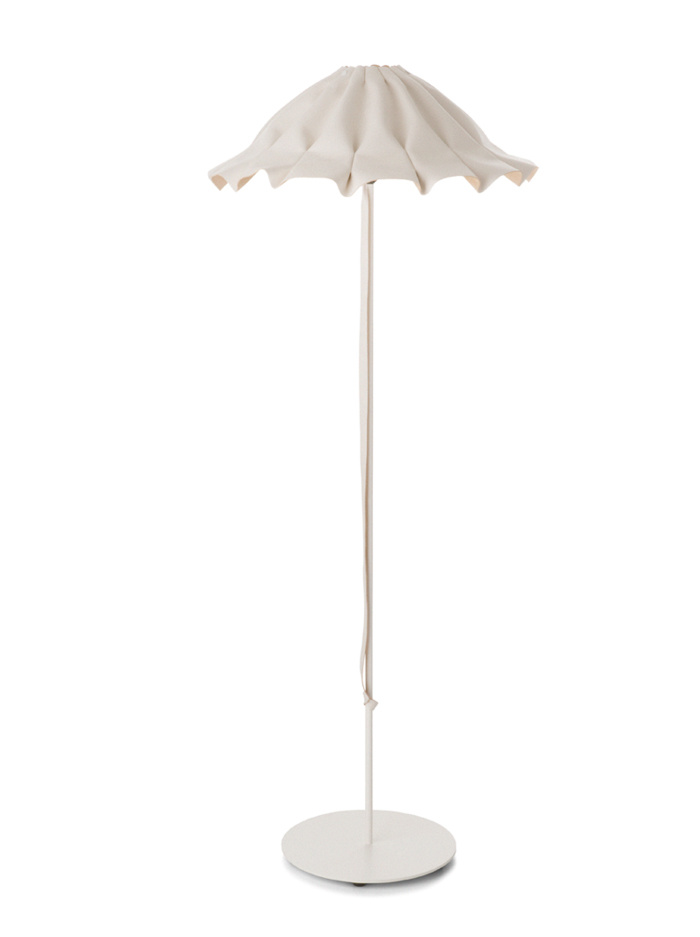 Lude M vloerlamp wit ontworpen door Piet Boon - Vloerlampen