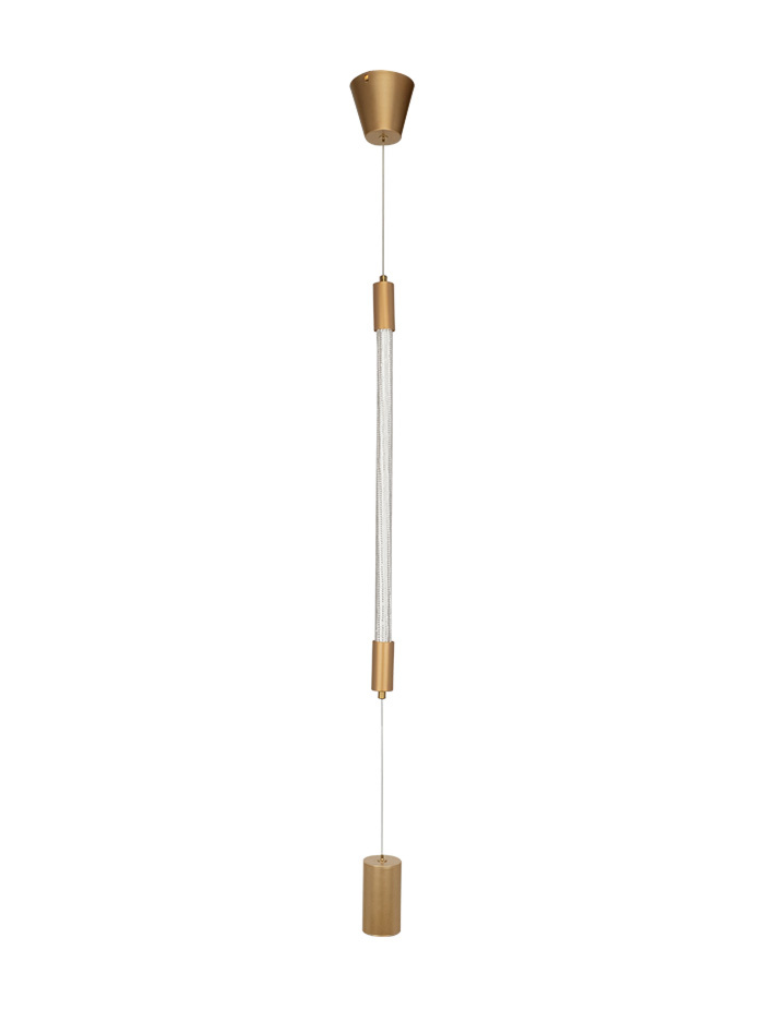 ROPE vertikale hanglamp 7W 2700K goud - Hanglampen