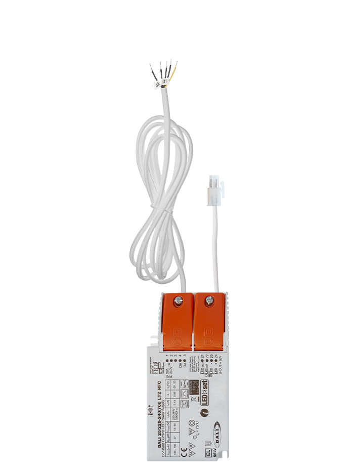DRIVER DALI INTEL 600mA 7,2-27W excl. Connector - Voedingen