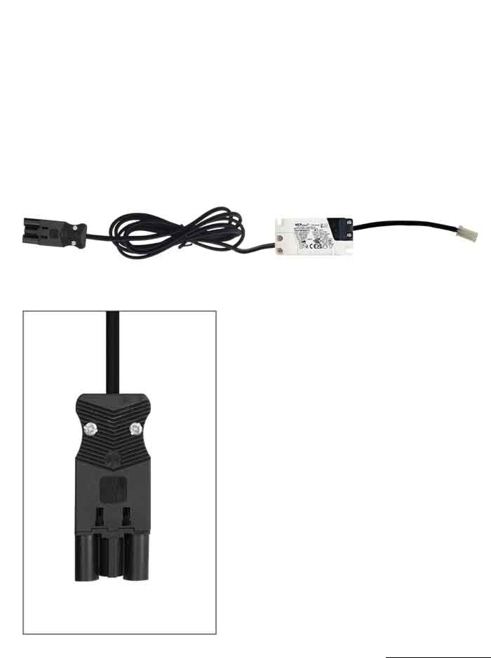 Driver fase aan en afsnij dimbaar 350ma 4,2-7,4W 12-21VDC GST18 3p