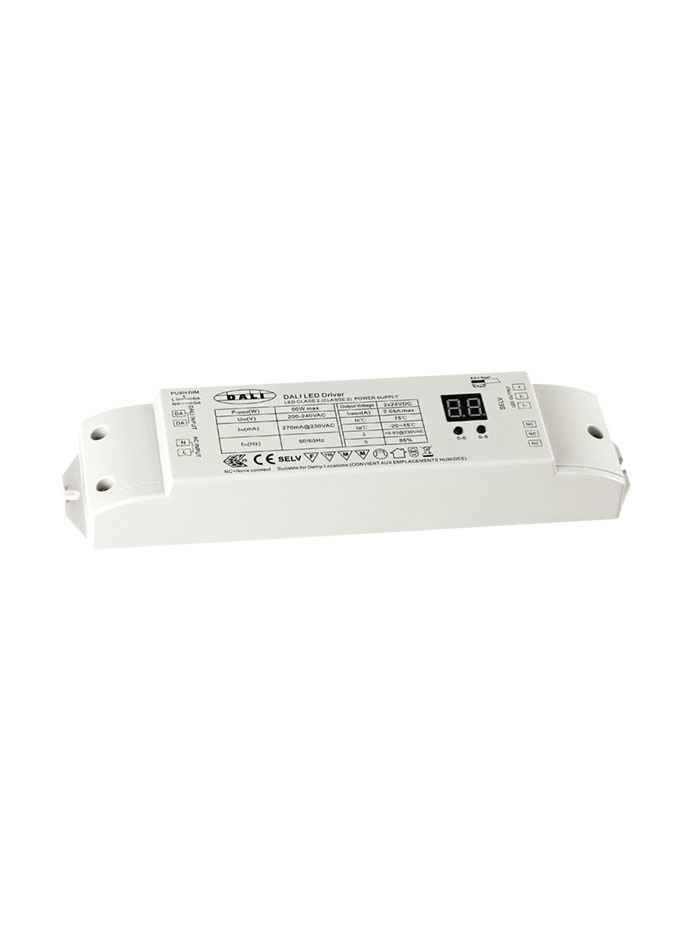 DRIVER DALI 24VDC 50W excl. Kabels - Voedingen