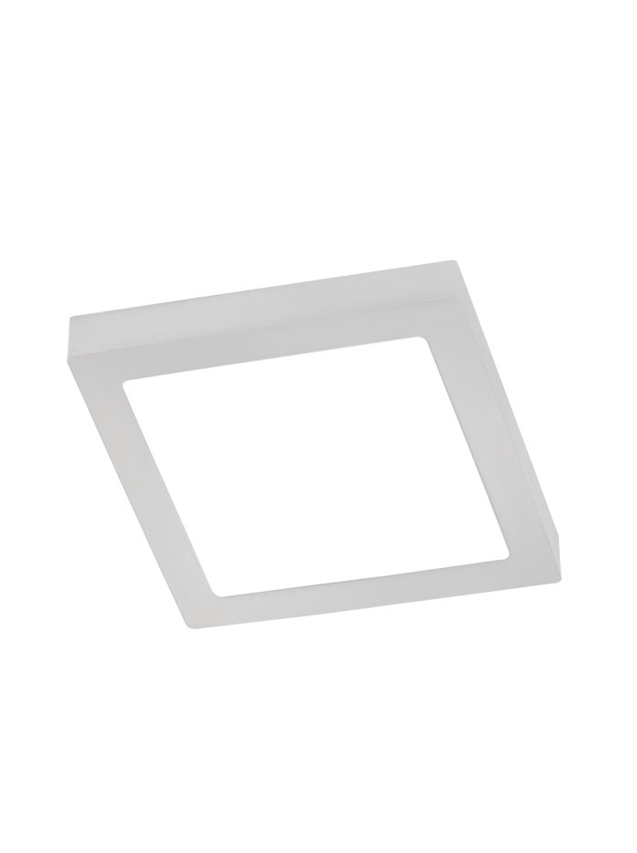 TACHION ceiling light with NOOD 18W square white - Plafondlampen
