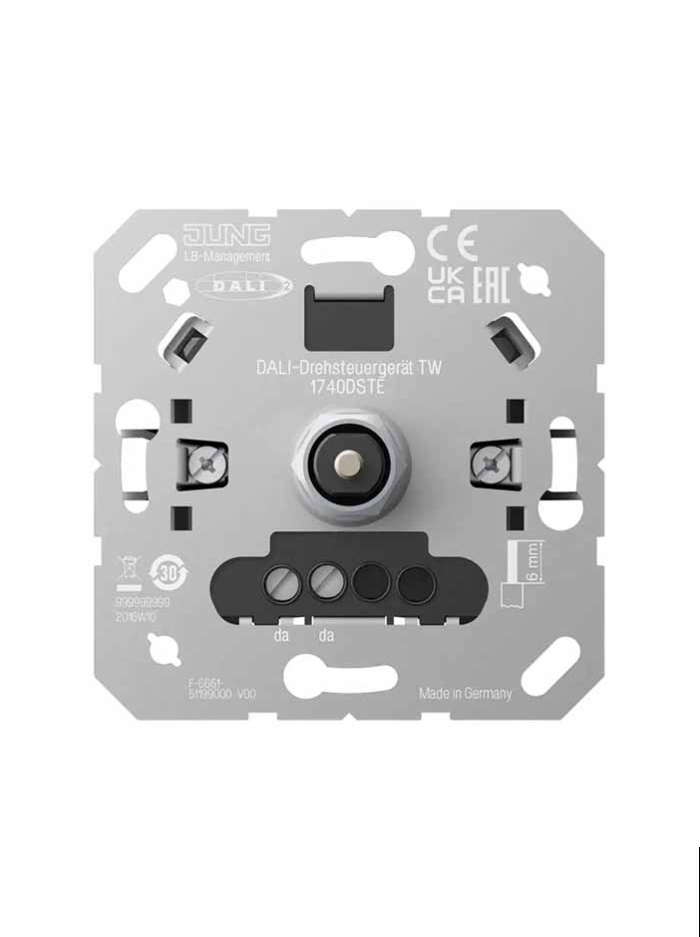Draaidimmer dali dt8 tbv tunable white LED jung1740dste