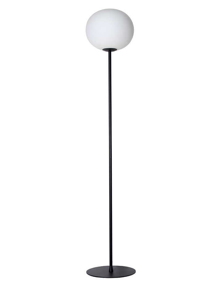 Opali E27 vloerlamp zwart