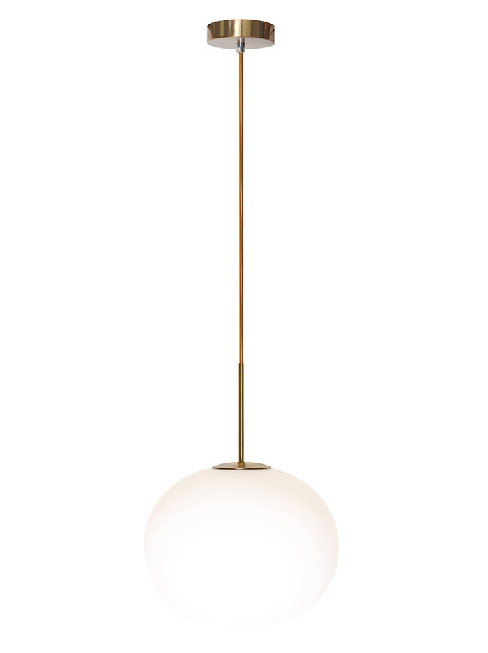 Opali E27 brass hanging lamp