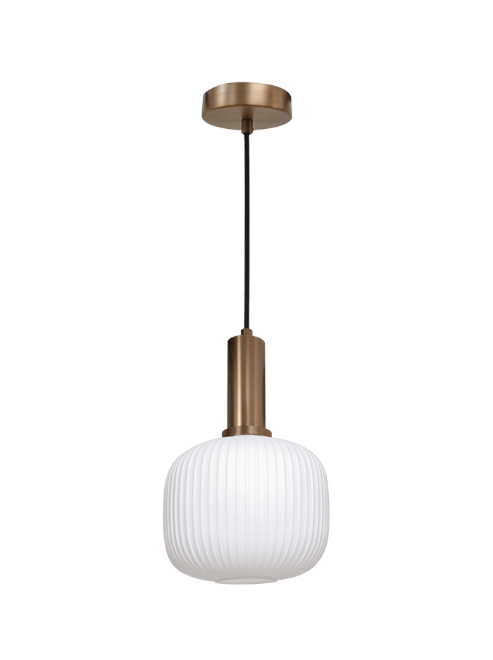 RIBBON hanging lamp E27 20x18cm bronze - Hanglampen
