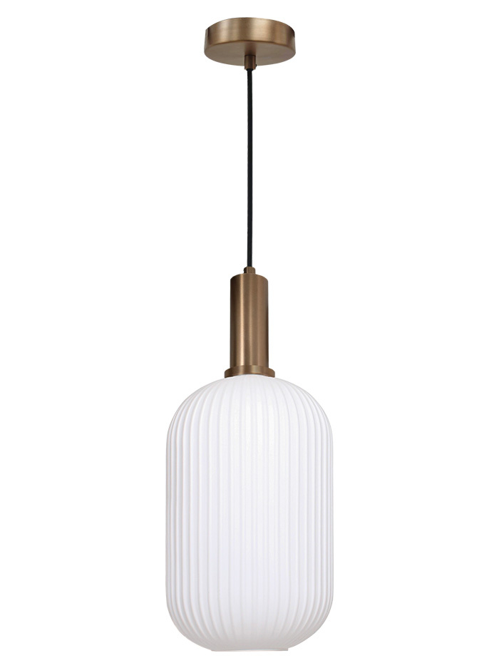 RIBBON hanging lamp E27 20x33cm bronze - Hanglampen