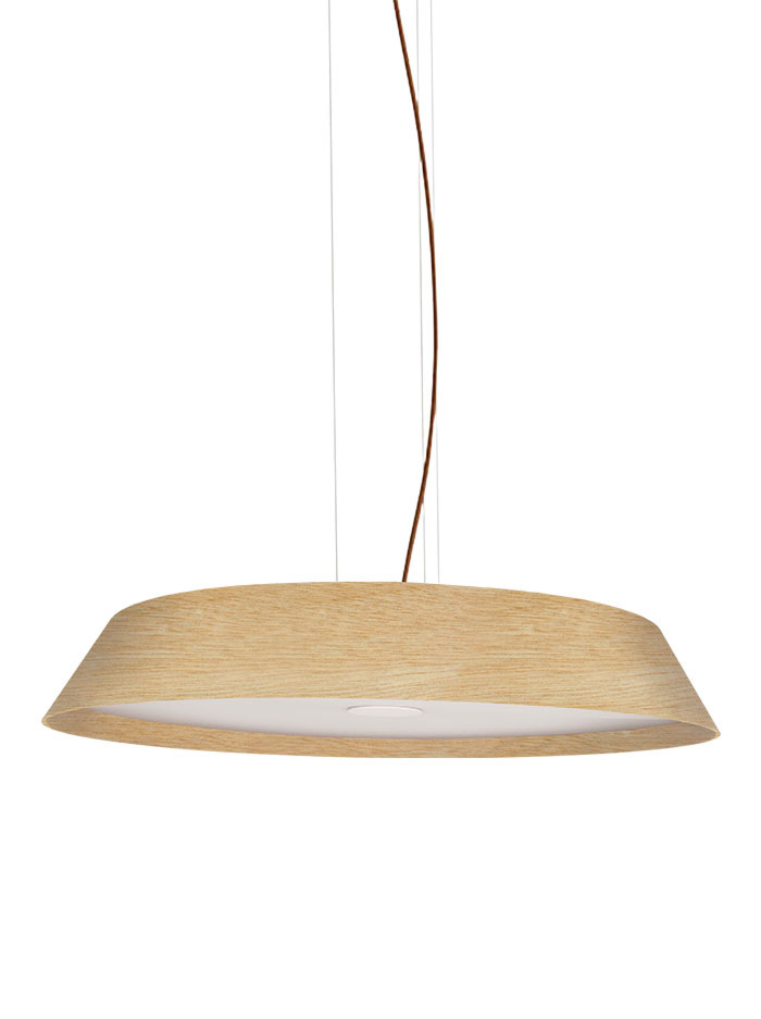 Rino m hanging lamp 40W 2700K oak wood d:51cm dimmable