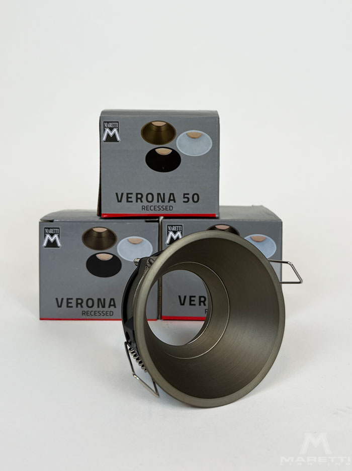 Verona recessed luminaire bronze