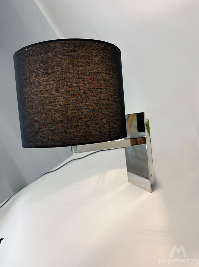 Classic minimal wandlamp E27 chroom