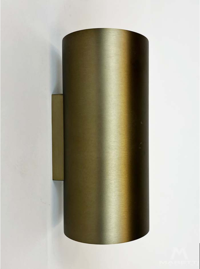 Gable bronze wall lamp designed by Eric Kuster
