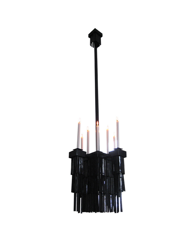 Horn drop hanging lamp designed by Marcel Wolterinck